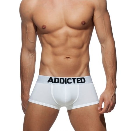 Boxerky Addicted AD468 My Basic Boxer biele