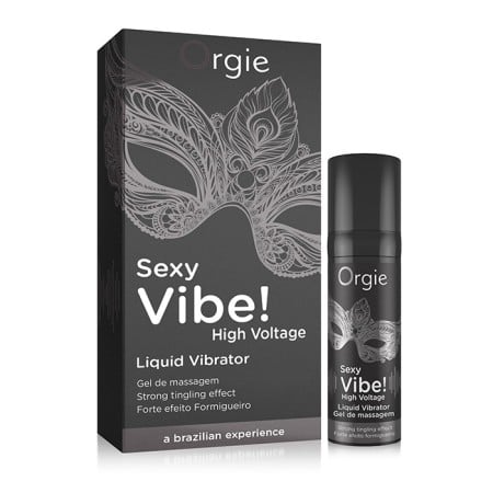 Tekutý vibrátor Orgie Sexy Vibe! High Voltage 15 ml