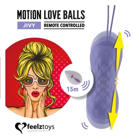 FeelzToys Jivy Remote Controlled Motion Love Balls