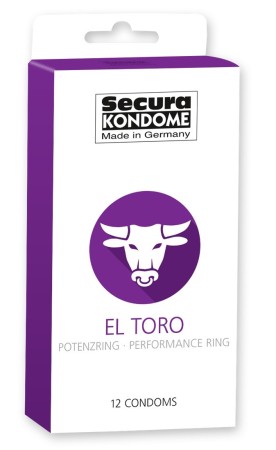 Secura El Toro Condoms 12 Pack