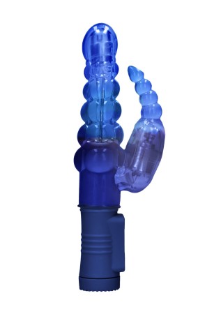 Vibrátor Shots Toys Rotating Bubbles modrý