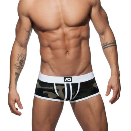 Addicted AD765 Camo Stripe Boxer White