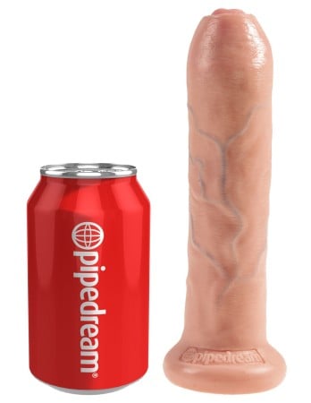 Realistické dildo King Cock 7″ Uncut Light