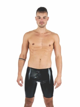 Gumové kraťasy Mister B Rubber Fucker Shorts černé