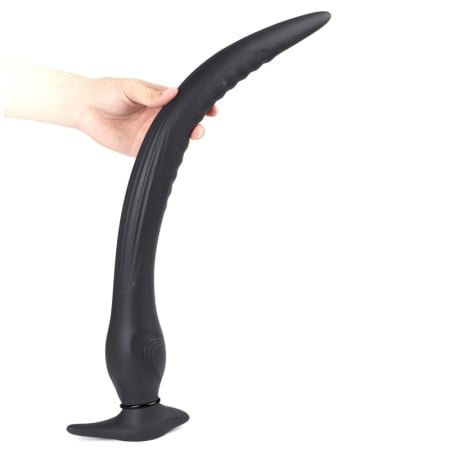 Wolf Yataghan Black Silicone Inflatable Dildo L