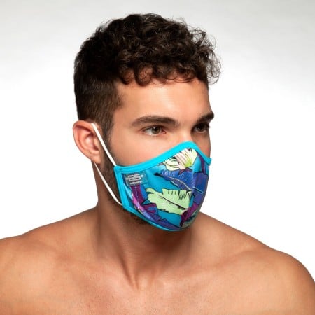 ES Collection AC101 Leaves Face Mask Peacock