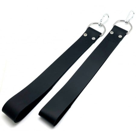 Mr Sling Leather Sling Loops Black