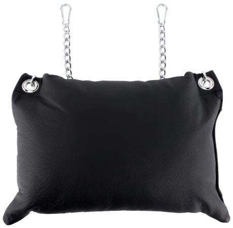 Mr Sling Leather Cushion Black