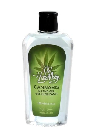 Hřejivý lubrikační gel Nuei Oh! Holy Mary Cannabis Sliding Gel 100 ml