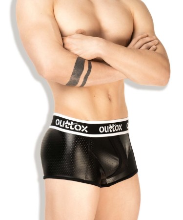 Outtox TR141-90 Wrapped-Rear Trunk Shorts Black
