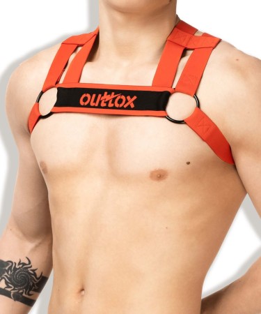 Outtox HR140-10 Bulldog Harness Red