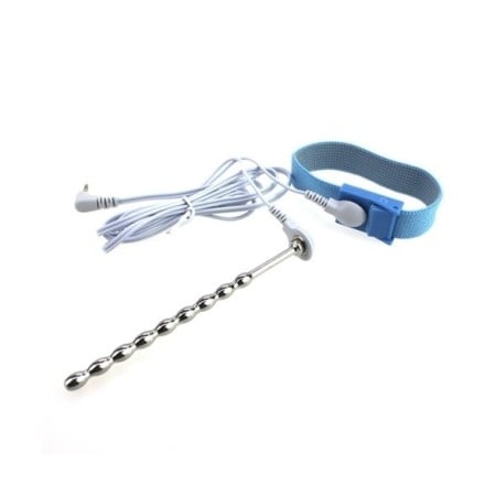 Slave4master E-Stim Beaded Dilator with Penis Strap