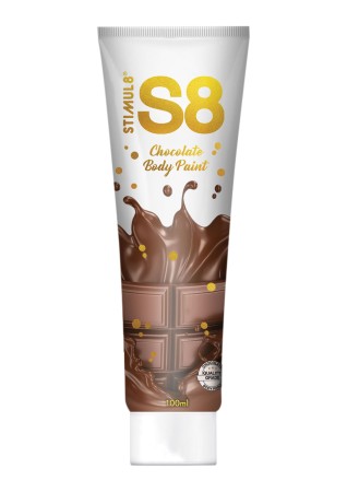 Barva na tělo Stimul8 S8 Bodypaint čokoláda 100 ml