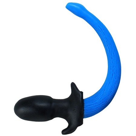 SquarePegToys Happy Puppy Tail Plug Aqua M