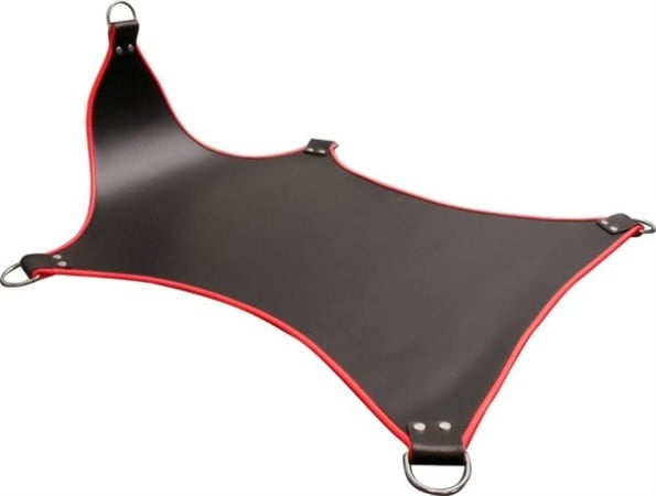 Mister B Basic Sling Black with Red Piping