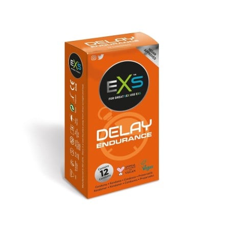 Znecitlivujúce kondómy EXS Delay Endurance 12 ks