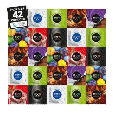 EXS Variety Pack 1 Condoms 42 Pack