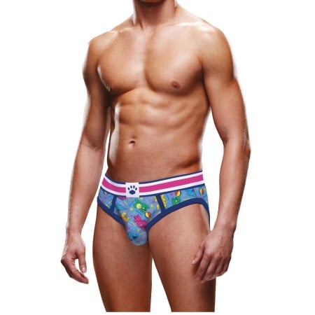 Prowler Beach Bears Brief Blue Pink