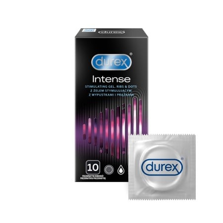 Durex Intense Orgasmic Condoms 10 Pack