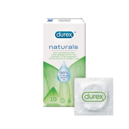 Kondómy Durex Naturals 10 ks