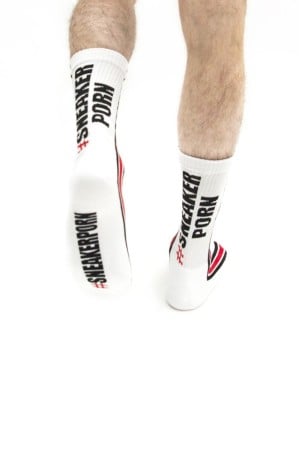 Ponožky #SNEAKERPORN červené