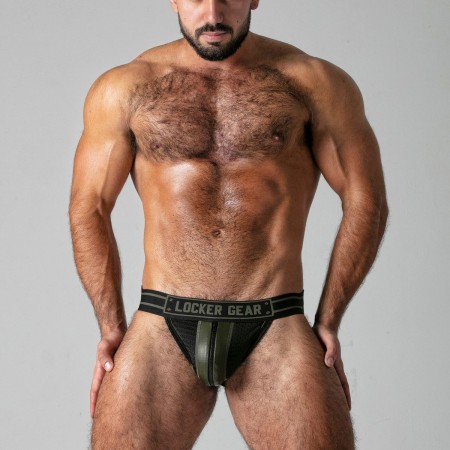 Jocksy Locker Gear LK0220 Massive Rude Jockstrap khaki
