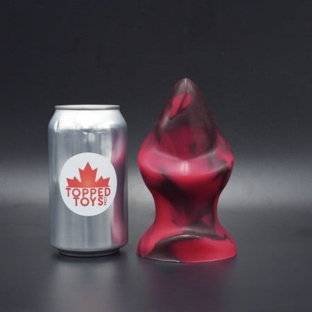 Topped Toys Lotus Butt Plug 100 Forge Red