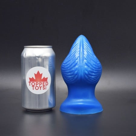 Topped Toys Lotus Butt Plug 100 Blue Steel