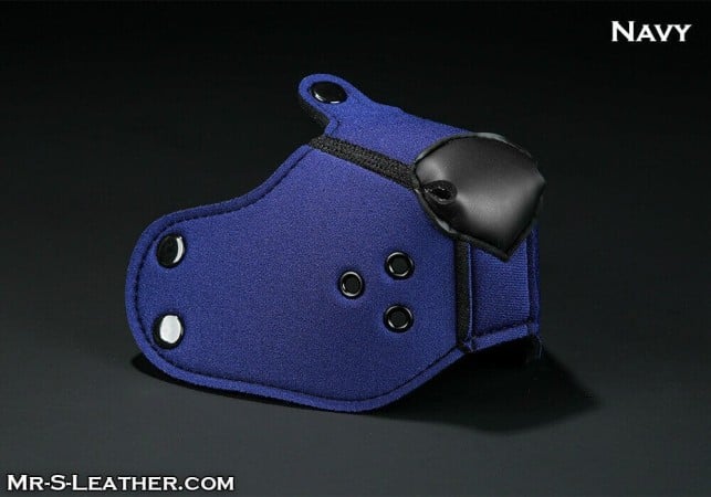 Mr. S Leather Neoprene K9 Muzzle Navy