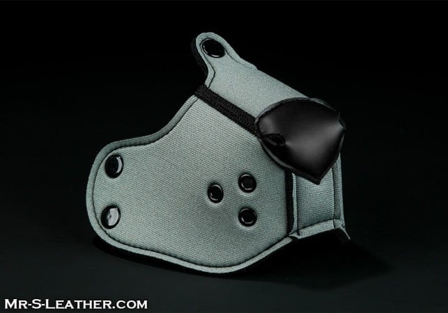 Mr. S Leather Neoprene K9 Muzzle Grey
