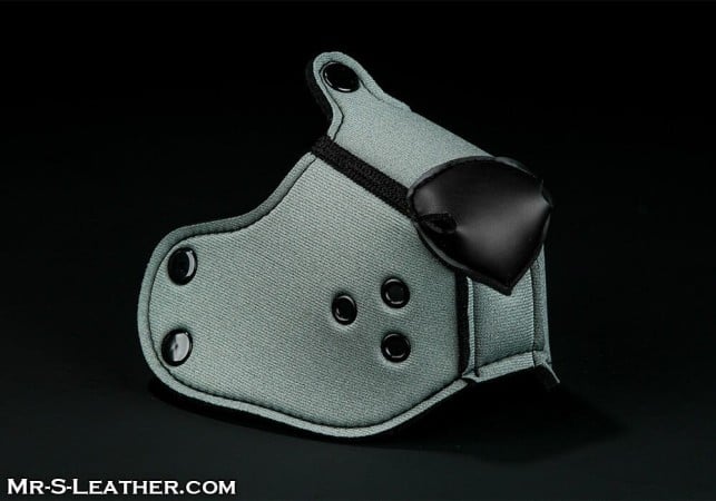 Psí čumák Mr. S Leather Neoprene K9 Muzzle Grey