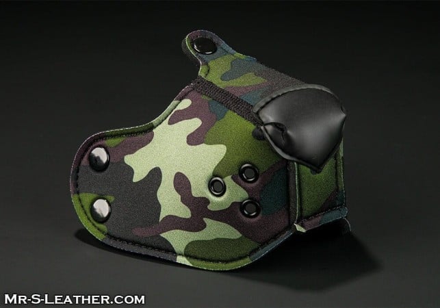 Mr. S Leather Neoprene K9 Muzzle Camo