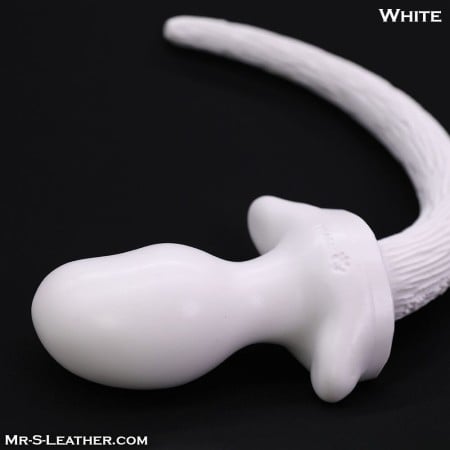 Mr. S Puppy Tail Plug from Oxballs White