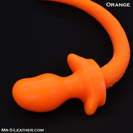 Mr. S Puppy Tail Plug from Oxballs Orange
