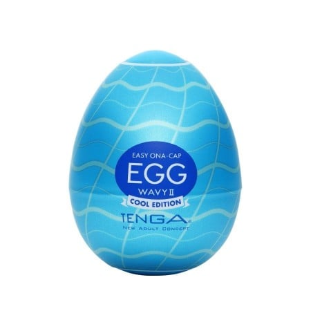 Masturbační vajíčko Tenga Egg Wavy II Cool Edition
