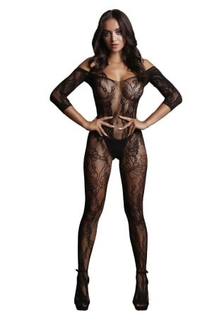 Le Désir Lace Sleeved Bodystocking S–XL