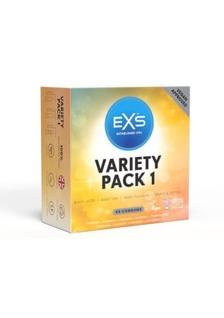 Kondómy EXS Variety Pack 1 48 ks