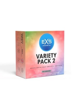 Kondómy EXS Variety Pack 2 48 ks