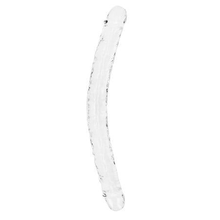 Gelové dildo RealRock Realistic Double Dong 18″