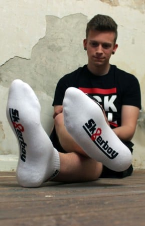 Sk8erboy Quarter Socks White