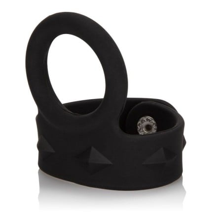 Silikónový erekčný krúžok CalExotics Tri-Snap Scrotum Support Ring