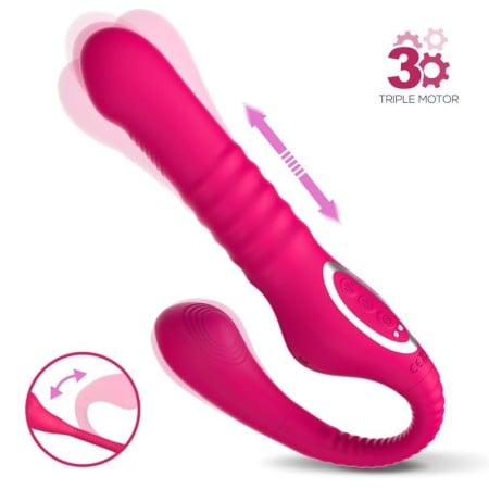 Rotační přirážecí vkládací dildo Action No. TwentyThree