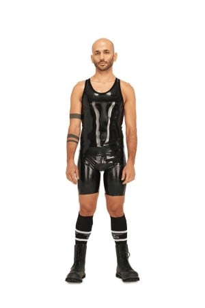 Mister B Rubber Muscle Shirt Black