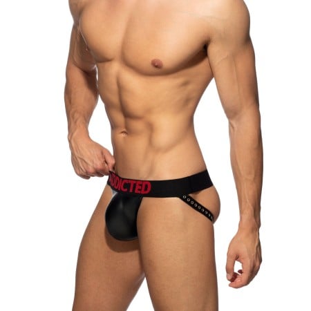 AD Fetish ADF145 Tape Rub Ring Up Jock Black