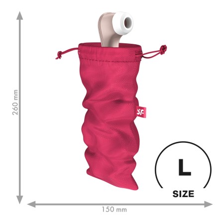 Vak na hračky Satisfyer Treasure Bag L růžový