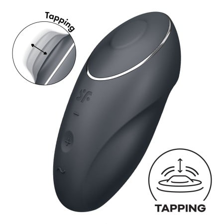 Přikládací vibrátor Satisfyer Tap & Climax 1