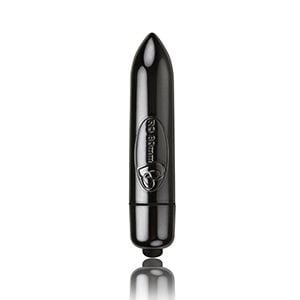 Rocks-Off RO-80mm Midnight Metal Vibrating Bullet