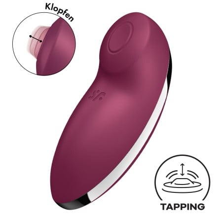 Prikladací vibrátor Satisfyer Tap & Climax 2