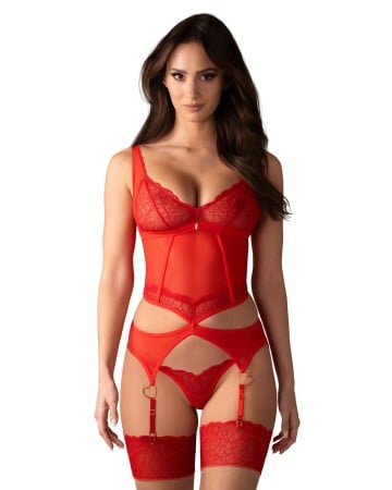 Set korzetu a tang Obsessive Cupide Desir