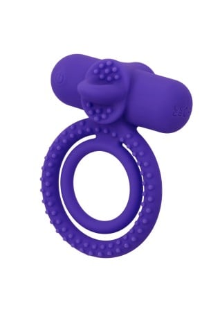 Vibrační erekční kroužek CalExotics Silicone Rechargeable Dual Climaxer